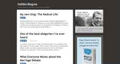 Desktop Screenshot of fallibleblogma.com